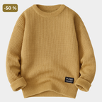 Léonard | Pull en nid d'abeille premium