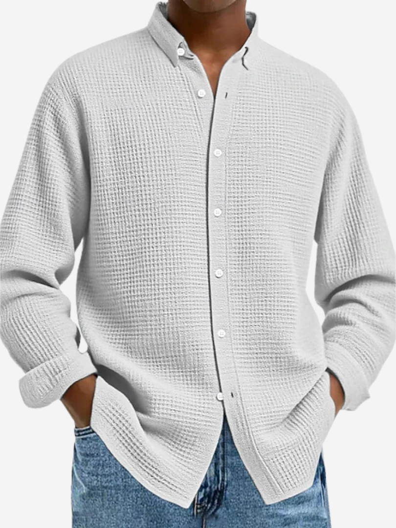 Léandre | Chemise texturée élégante