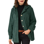 Villiers™ | Veste à capuche en velours décontractée pour l'automne