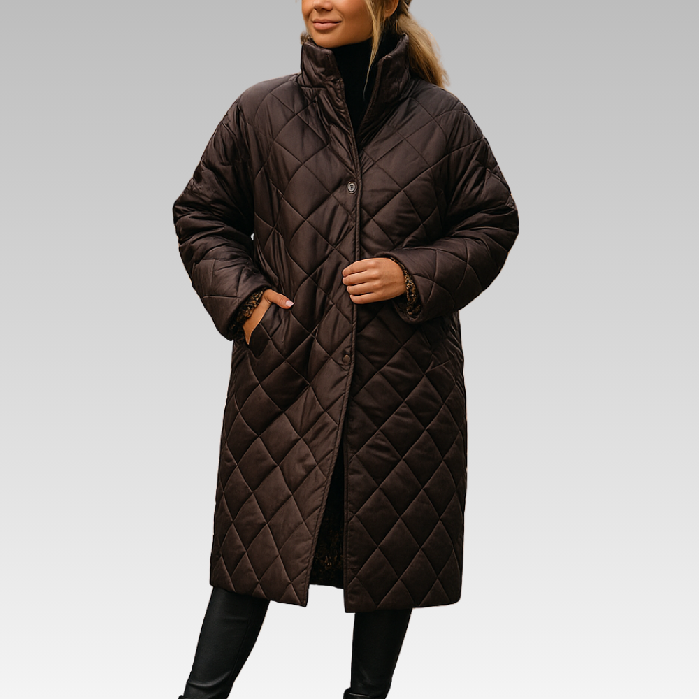 Margaux™ | Manteau Léopard Élégance