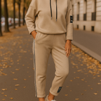 Eugénie | Ensemble détente à capuche deux pièces