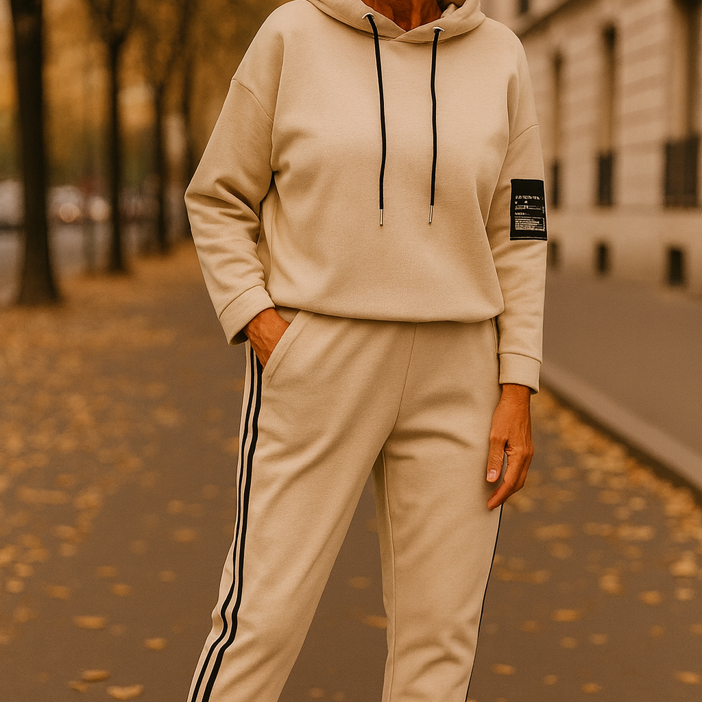 Eugénie | Ensemble détente à capuche deux pièces