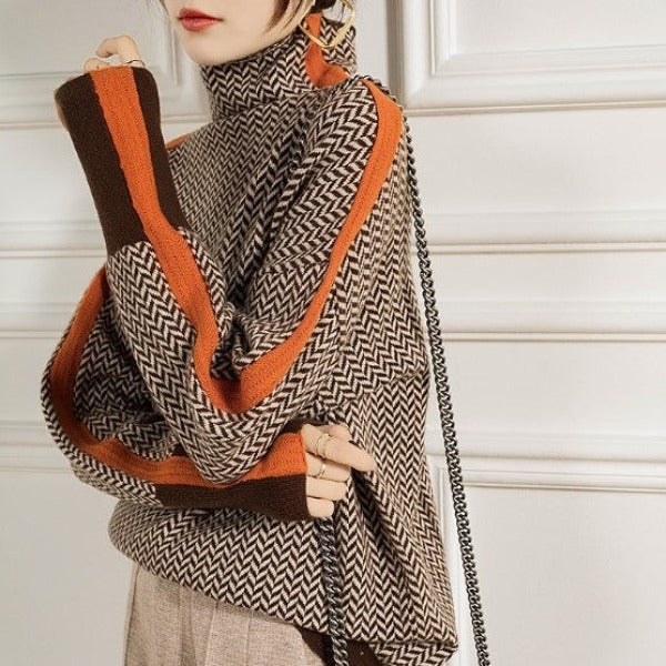 Malou™ | Pull à col montant