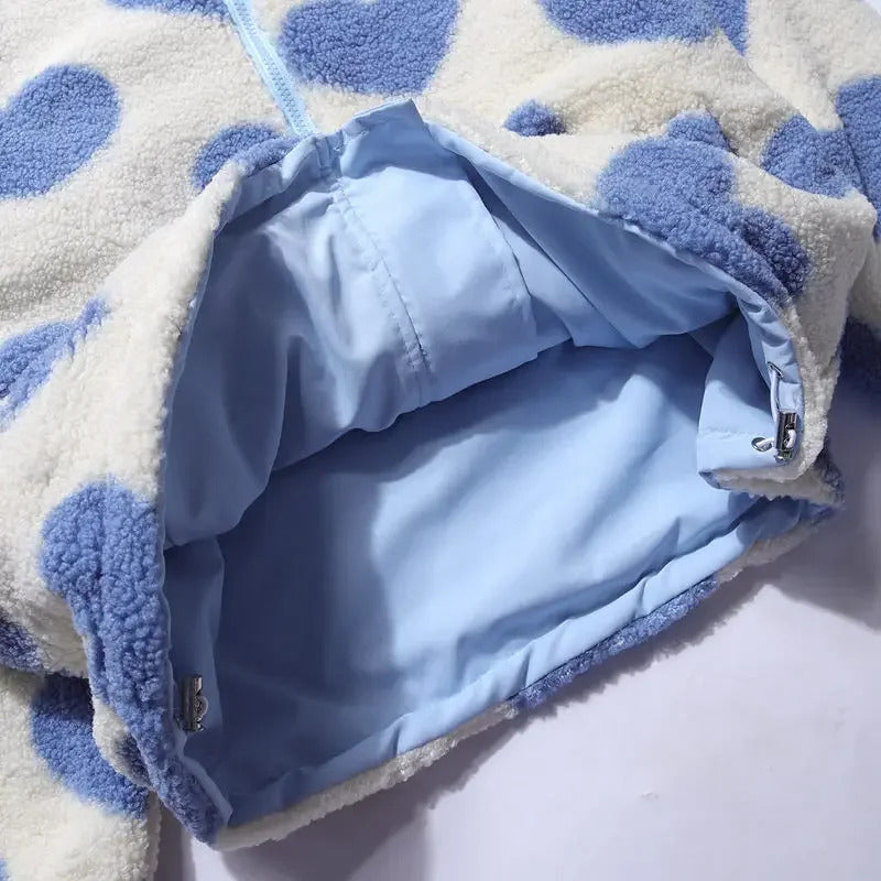 Katharina™ | Veste réversible à motifs cœur